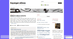 Desktop Screenshot of kayanganku.wordpress.com