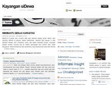 Tablet Screenshot of kayanganku.wordpress.com