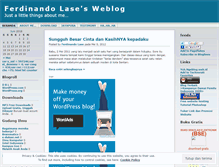 Tablet Screenshot of ferdinandolase.wordpress.com