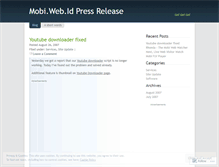 Tablet Screenshot of mobimedia.wordpress.com