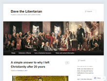 Tablet Screenshot of davethelibertarian.wordpress.com