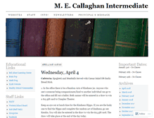 Tablet Screenshot of callaghancougars.wordpress.com