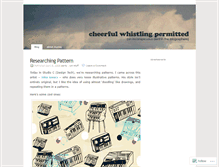 Tablet Screenshot of cheerfulwhistlingpermitted.wordpress.com