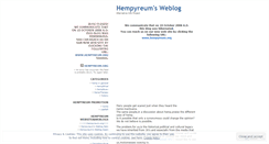 Desktop Screenshot of hempyreumenglish.wordpress.com