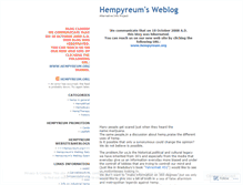 Tablet Screenshot of hempyreumenglish.wordpress.com