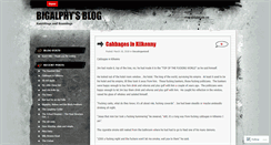 Desktop Screenshot of bigalphy.wordpress.com