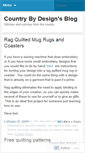 Mobile Screenshot of countrybydesign.wordpress.com