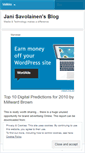 Mobile Screenshot of janisavolainen.wordpress.com