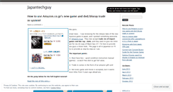 Desktop Screenshot of japantechguy.wordpress.com