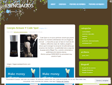 Tablet Screenshot of esenciados.wordpress.com