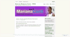 Desktop Screenshot of marianaconti.wordpress.com