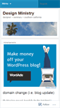 Mobile Screenshot of designministry.wordpress.com
