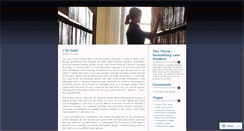 Desktop Screenshot of 30somethinglawstudent.wordpress.com