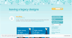 Desktop Screenshot of leavingalegacydesigns.wordpress.com