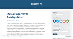 Desktop Screenshot of fingervetv.wordpress.com