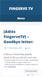 Mobile Screenshot of fingervetv.wordpress.com