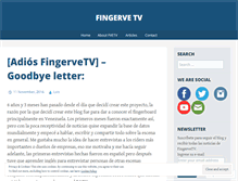 Tablet Screenshot of fingervetv.wordpress.com