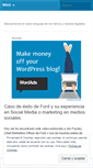 Mobile Screenshot of marketingmediossociales.wordpress.com