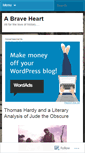Mobile Screenshot of braveheart1305.wordpress.com