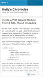 Mobile Screenshot of kellyschronicles.wordpress.com