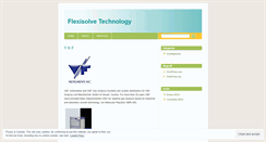 Desktop Screenshot of flexisolvetest.wordpress.com