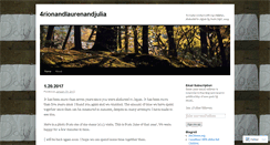 Desktop Screenshot of 4rionandlaurenandjulia.wordpress.com