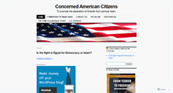 Desktop Screenshot of concernedamericancitizens.wordpress.com