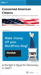Mobile Screenshot of concernedamericancitizens.wordpress.com
