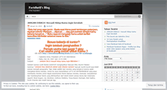 Desktop Screenshot of faridlutfi.wordpress.com