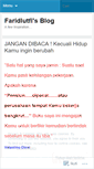Mobile Screenshot of faridlutfi.wordpress.com