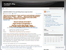 Tablet Screenshot of faridlutfi.wordpress.com