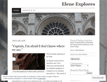 Tablet Screenshot of elenedom.wordpress.com