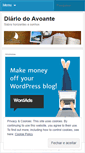 Mobile Screenshot of diariodoavoante.wordpress.com