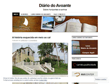 Tablet Screenshot of diariodoavoante.wordpress.com