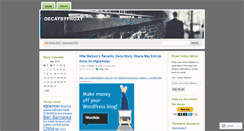 Desktop Screenshot of decaybyproxy.wordpress.com
