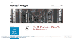Desktop Screenshot of moran95zbevzggm.wordpress.com