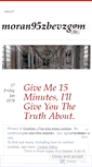 Mobile Screenshot of moran95zbevzggm.wordpress.com