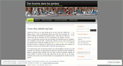 Desktop Screenshot of fourmisdanslesjambes.wordpress.com