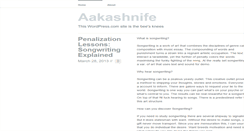 Desktop Screenshot of aakashnife.wordpress.com