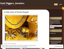 Tablet Screenshot of golddiggers856.wordpress.com