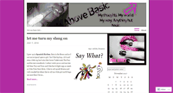 Desktop Screenshot of abovebasic.wordpress.com