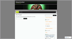Desktop Screenshot of alexandratian.wordpress.com
