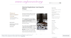 Desktop Screenshot of pinnacleempowerment.wordpress.com