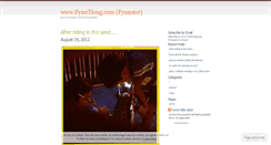 Desktop Screenshot of fynnster.wordpress.com