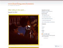 Tablet Screenshot of fynnster.wordpress.com