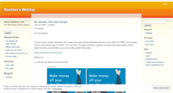 Desktop Screenshot of nashbar.wordpress.com