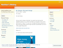 Tablet Screenshot of nashbar.wordpress.com