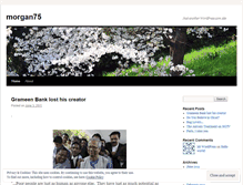 Tablet Screenshot of morgan75.wordpress.com