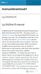 Mobile Screenshot of manualdownload1.wordpress.com