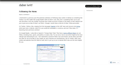 Desktop Screenshot of daberivrit.wordpress.com